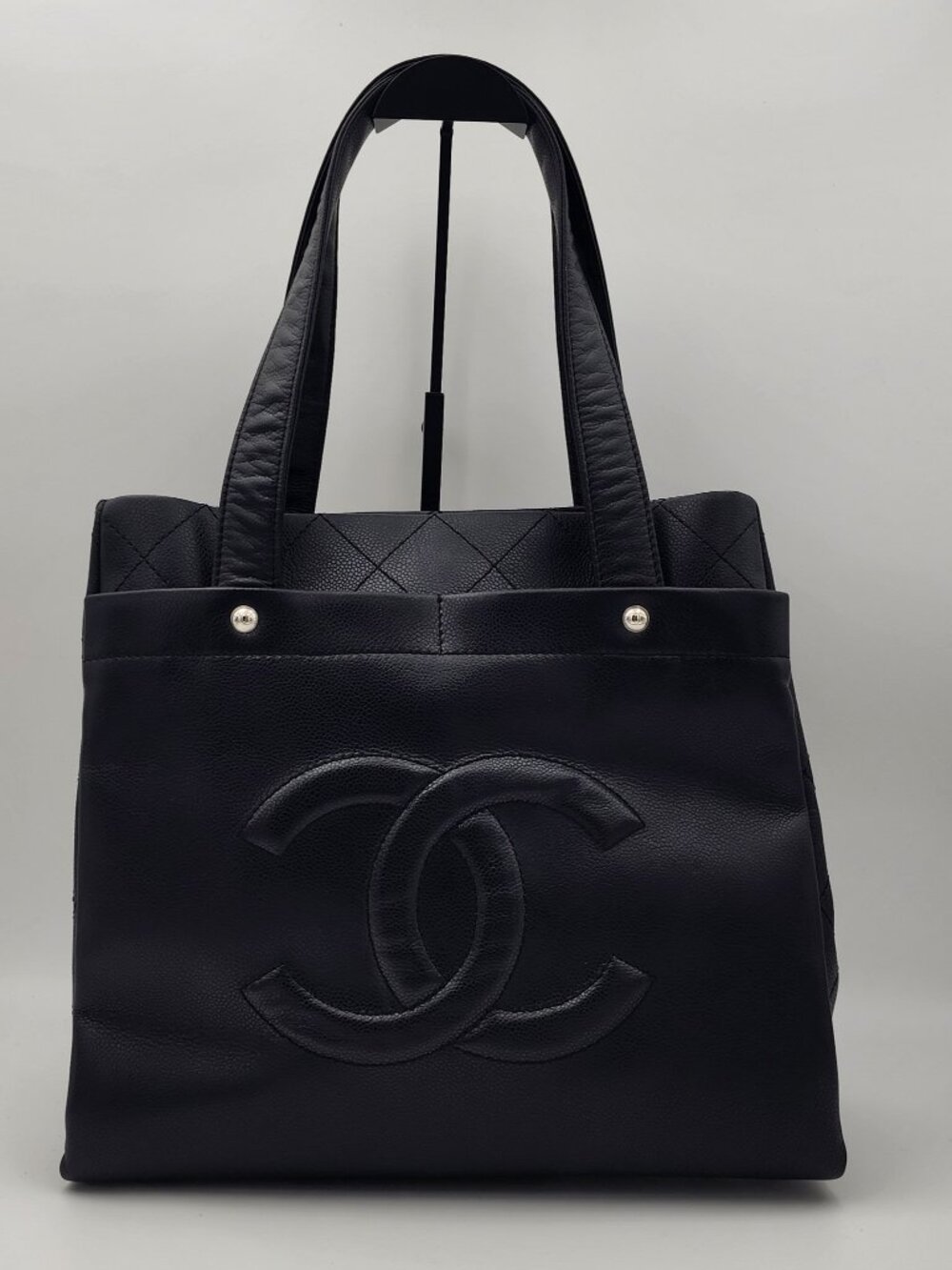 Chanel Caviar Ultimate Executive Tote Small Black SHW